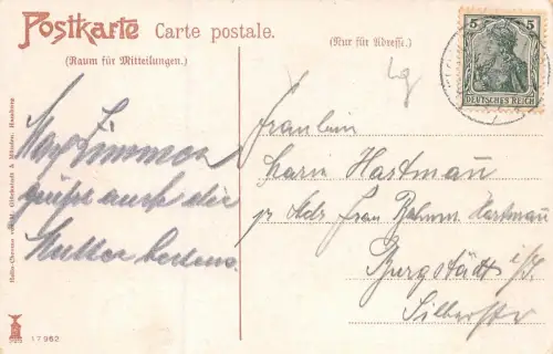Ansicht auf Helgoland in Schleswig-Holstein Postkarte AK 1907