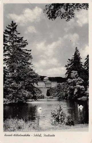 Kassel-Wilhelmshöhe Schloß Stadtseite Feldpostkarte AK