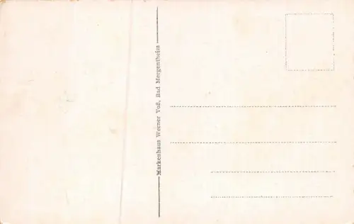 Bad Mergentheim Marktplatz und Milchlingsbrunnen Postkarte AK