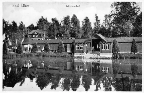 Bad Elster Schwimmbad Postkarte