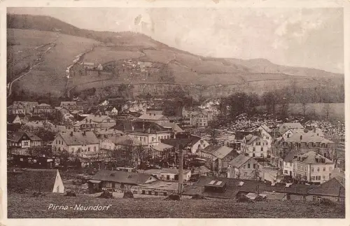 Pirna Neundorf Postkarte AK
