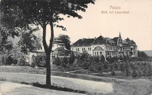 Polzin / Połczyn-Zdrój Pommern Blick auf Luisenbad Postkarte 1918