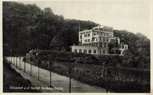 Neustadt a. d. Haardt Kurhaus Kohler Postkarte AK