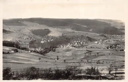 Höhenluftkurort mit Schloss Purschenstein Neuhausen Erzegbirge Sachsen AK 1933