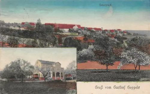 AK Goppeln Gruss vom Gasthof Postkarte