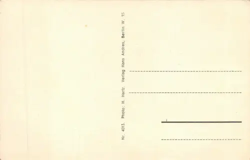 Berlin Hotel "Der Fürstenhof" Restaurant AK