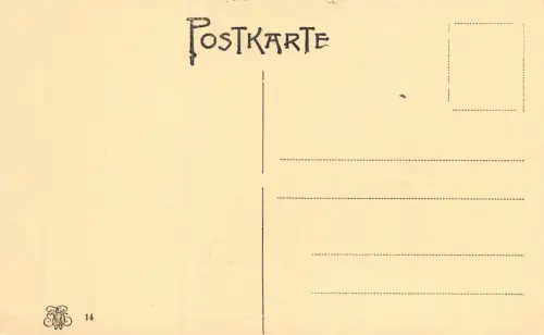 Schloss mit Musiktempel Truppenübungsplatz Warthelager Postkarte AK