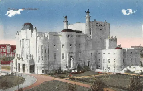 Cottbus Stadttheater Postkarte AK