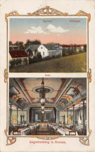 AK Augustusberg in Nossen GASTHOF Rittergut 1922