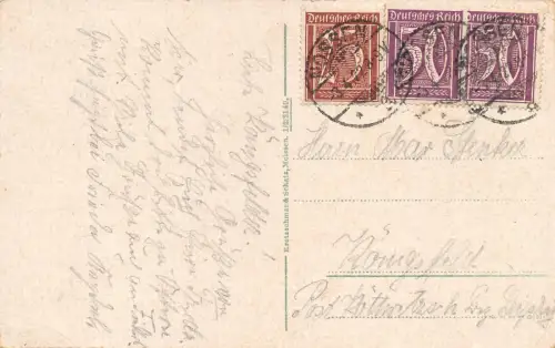 AK Augustusberg in Nossen GASTHOF Rittergut 1922