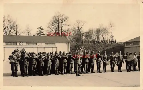 Musikkapelle Vereidigung Rekruten Flak Kaserne Lüdenschied 1941 Großfoto