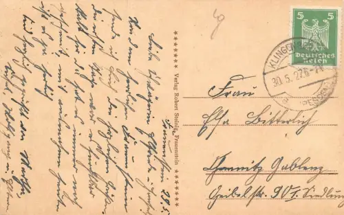 Gruß aus Frauenstein Ansicht Kirche Postkarte AK 1927