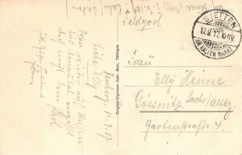 Beuron 627 m ü. M. Donautal Ansicht Feldpostkarte Baden-Württemberg AK 1917