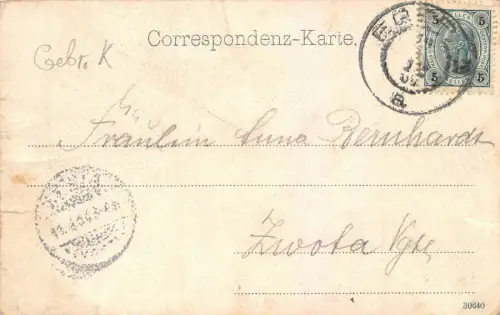 Gruss aus Eger Egerthal-Schustersprung Postkarte AK