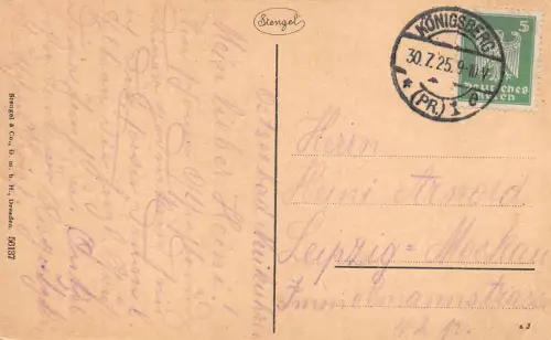 Ostseebad Neukuhren Uferpartie an derWangerspitze Postkarte 1925