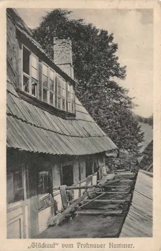 Der alte Hammer zu Frohnau Sachsen Postkarte AK 1925