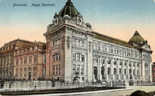 Bucuresti (Bukarest) Posta Centrala Postkarte AK