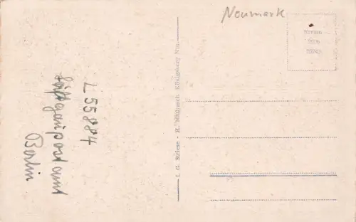 Ansicht Bernikower Tor Königsberg Neumark Postkarte AK