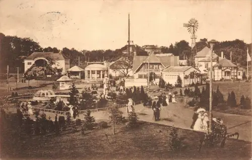 Erzgebirgs-Ausstellung Freiberg 1912 Karte Nr. 8 Feldpost AK 1915