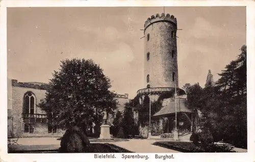 Bielefeld Sparenburg Burghof AK 1913