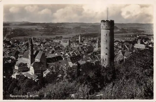 Ravensburg Württ. Baden-Württemberg Postkarte AK 1933