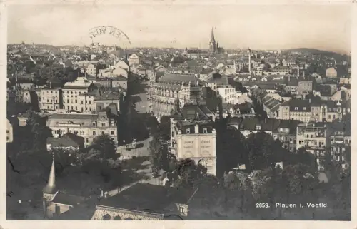 Plauen i. Vogtld. Ansicht Postkarte 1930