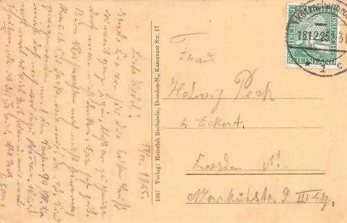 Zitzschewig i. Sa. Frauen-Genesungsheim "Alt-Wettinhöhe" Postkarte AK 1925