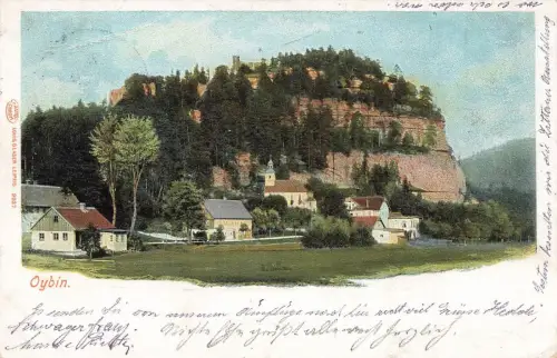 Ansicht Oybin Oberlausitz Sachsen Postkarte AK 1902