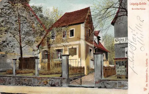 Leipzig-Gohlis Schillerhaus Postkarte