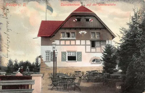 Plauen i. V. Touristenhaus auf der Tennerahöhe AK 1908