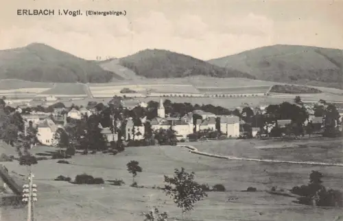 Erlbach i. Vogtl. (Elstergebirge) Postkarte