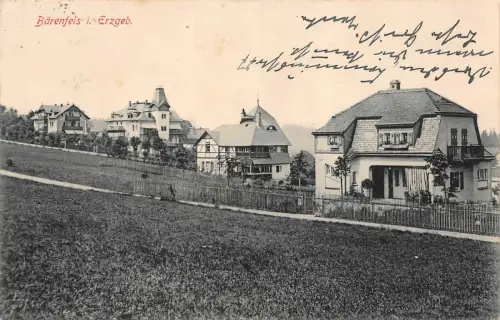 Sommerfrische Bärenfels Erzgebirge Sachsen Postkarte AK 1926
