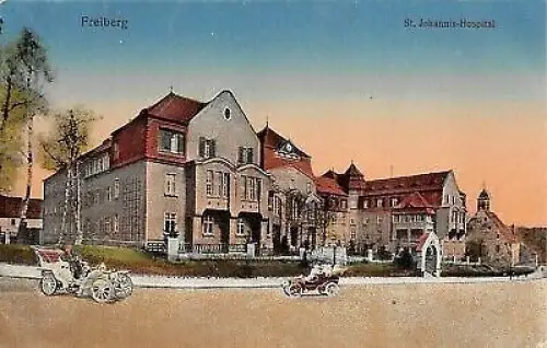 Freiberg St. Johannis-Hospital Postkarte AK