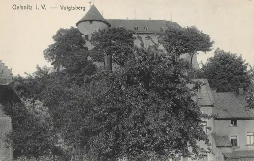 Voigtsberg in Oelsnitz Vogtland Sachsen Postkarte AK