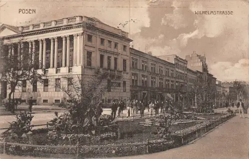 Posen Wilhelmstrasse Feldpostkarte AK 1915