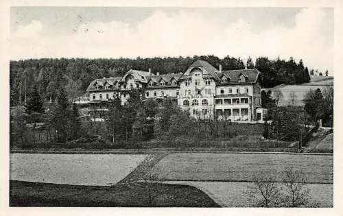 Genesungsheim der L.V.A. Abtlg.: K.V. Mühlhausen i. Vogtl. Postkarte AK