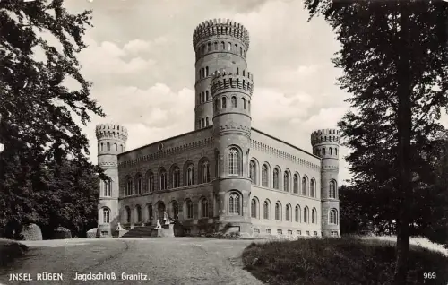 Insel Rügen Jagdschloß Granitz Postkarte AK