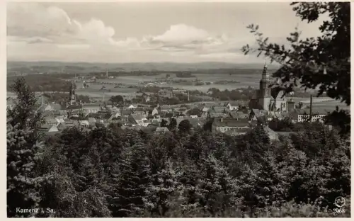 Kamenz i. Sa. Ansicht Panorama Postkarte AK 1935