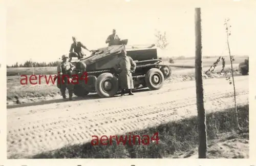 Beobachtungspanzer Sd.Kfz.254 RK-7 Rollbahn Pleskau Russland Ostfront