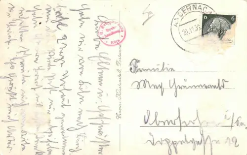 Andernach a. Rh. Rheinanlagen Postkarte AK 1939