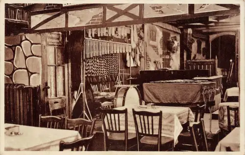 Original-Bauernschänke Inh. Emil Mißbach Leipzig Postkarte AK