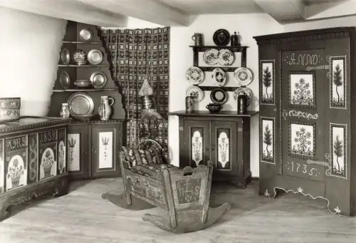 AK Blankenburg Harzer Bauernstube im Museum Sachsen-Anhalt Harz ungelaufen