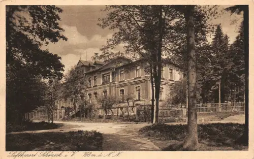 Luftkurort Schöneck i. V. Ferienheim der Stadt Plauen i. V. Postkarte AK