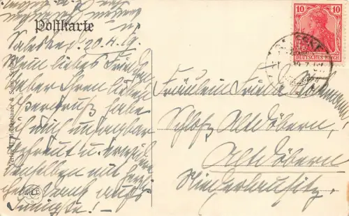 AK Schlawe Sławno Pommern Marktplatz 1919