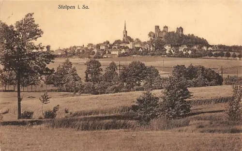 Stolpen i. Sa. Postkarte AK