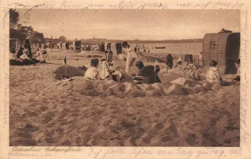 Ostseebad Eckernförde Postkarte 1923