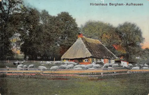 Hirtenhaus Bergham-Aufhausen Postkarte AK