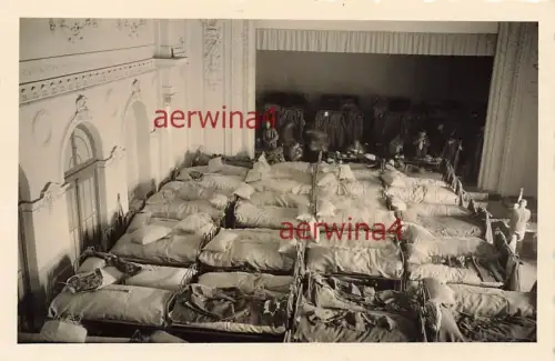 Deutsches Quartier mit Betten im Theater in Ostrau Tschechien