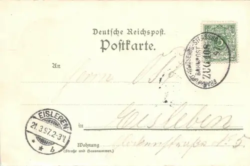 Strassburg Elsass Trachten, Kleber - Platz Litho 1897