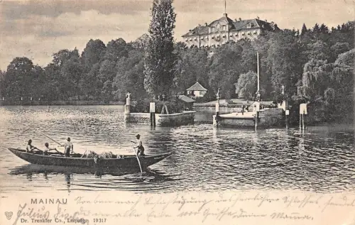 Mainau Bodensee Ansicht Baden-Württemberg Postkarte AK 1903